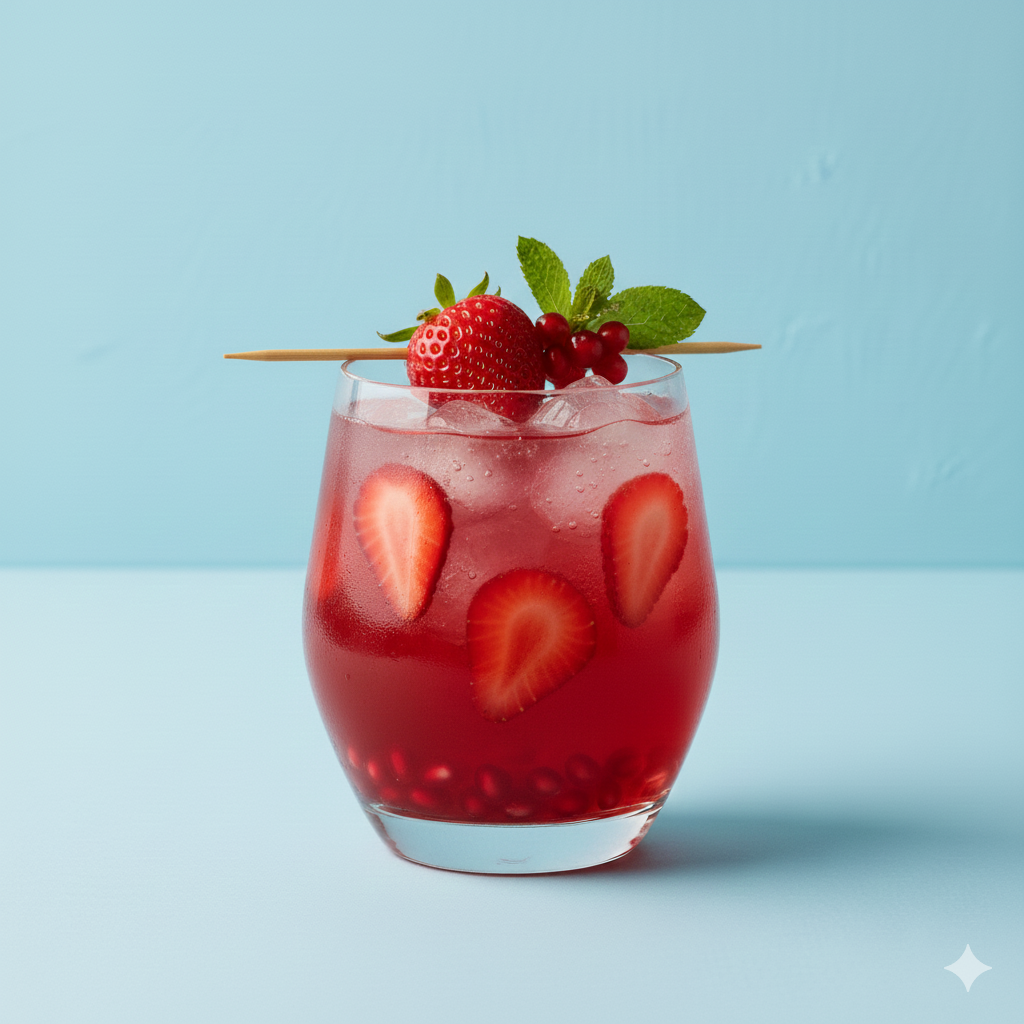 Strawberry pommegranate