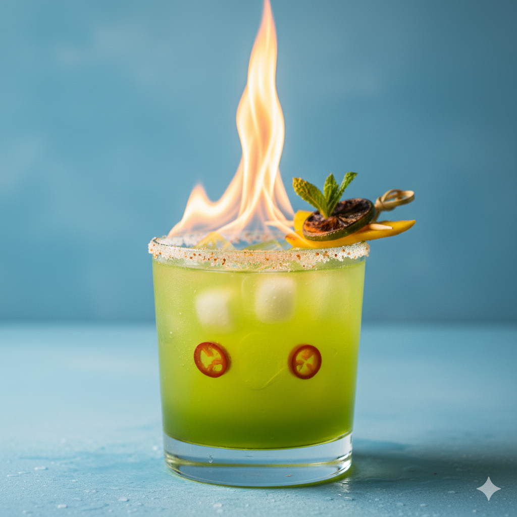 Lime flame (strong) V