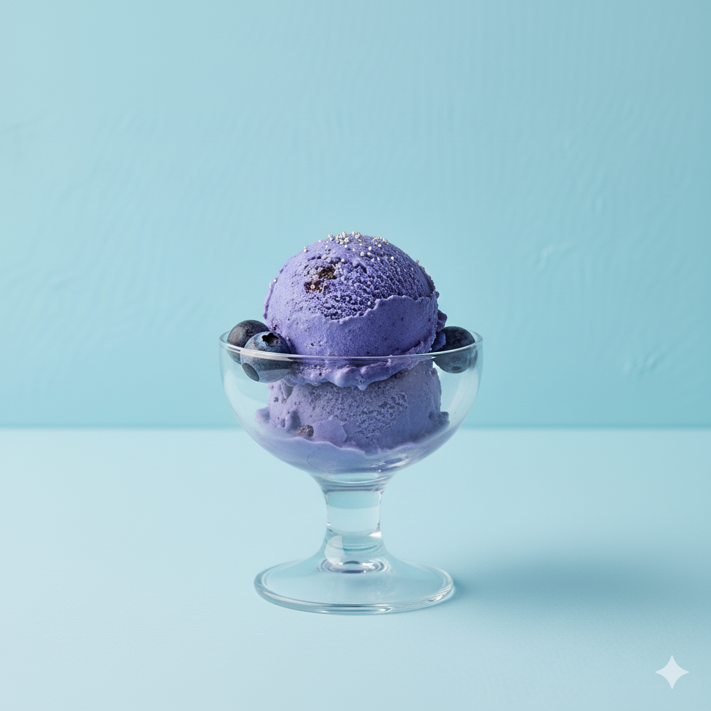 Blueberry ice